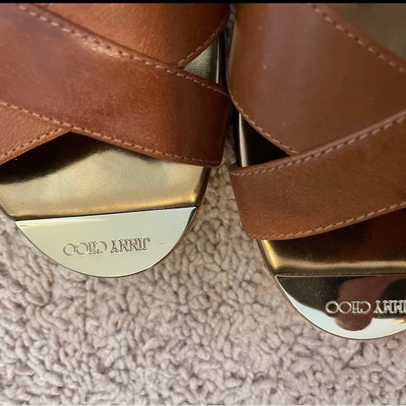 Jimmy Choo Pandora Wedges Sandals (40.5) - Picture 6 of 6